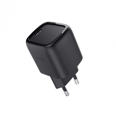Incarcator USB-C GaN Trust Maxo 30W, Black