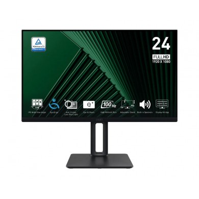 23.8&rdquo; Monitor MSI MP245PG/ 1ms/ 100Hz/ Black