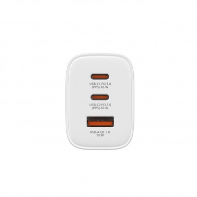 Incarcator VERBATIM Essentials GaN / 65W / 3 porturi