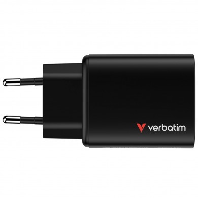 Incarcator VERBATIM Essentials GaN / 65W / 3 porturi