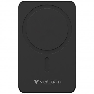 Power Bank Magnetic Wireless Verbatim Charge'n'Go Essentials / 10000 mAh / Black