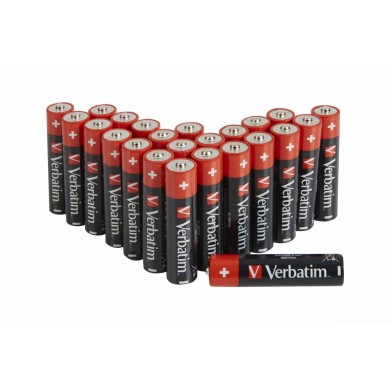 Verbatim Alcaline Battery AA, 24pcs Pack (Box) Verbatim Alcaline Battery AA, 24pcs Pack (Box)
