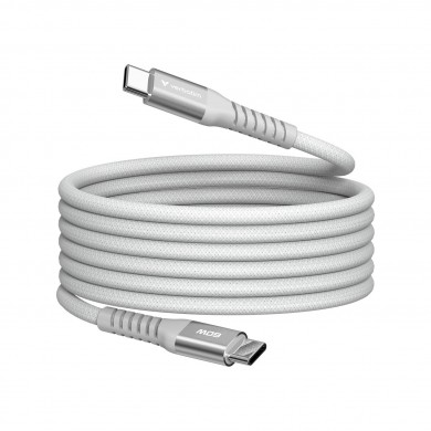 Cablu USB-C to USB-C Verbatim Sync & Charge Magnetic 60W / 1.2 m/  Grey