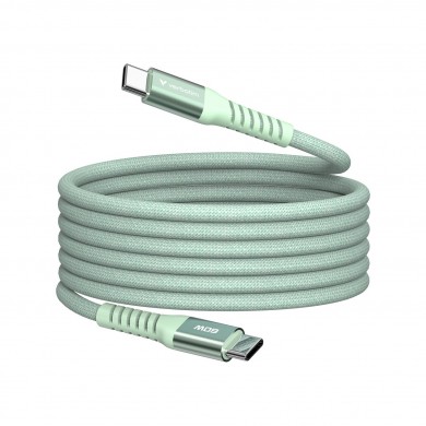 Cablu USB-C to USB-C Verbatim Sync & Charge Magnetic 60W / 1.2 m/  Green