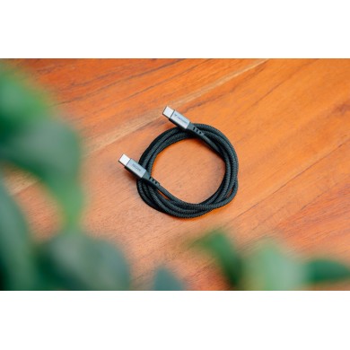 Cablu USB-C to USB-C Verbatim Sync & Charge 100W / 1.2 m/  Black