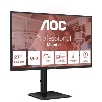  27.0&rdquo; Monitor AOC Q27E4CV/ QHD /120Hz