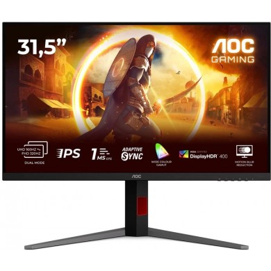 31.5&rdquo; Monitor Gaming AOC U32G4U / 4K/ 0.5ms/ 320Hz/ Black
