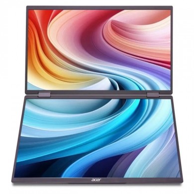 15.6&rdquo; Monitor Dual Portabil ACER PM161QB / 2xFHD/ 4ms / Black