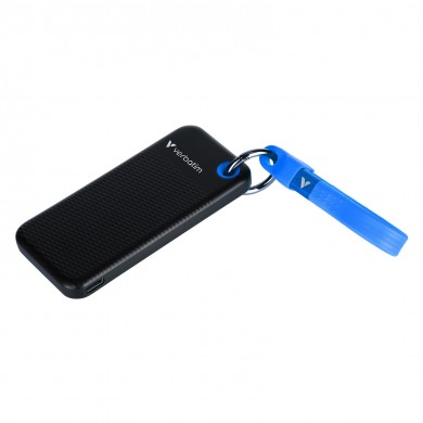 M.2 SSD Extern Verbatim Pocket / 512GB  / USB 3.2 Gen 2 / Black/Blue