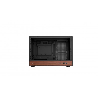 Carcasa DEEPCOOL CH260 WOOD / w/oPSU / Side-Window / mATX