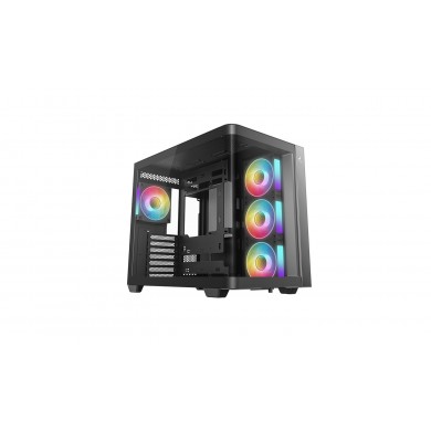 Carcasa DEEPCOOL CG530U 4F / w/oPSU / Side panel / 4x A-RGB 120mm / ATX