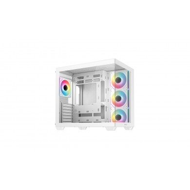 Carcasa DEEPCOOL CG530 4F WH / w/oPSU / Side panel / 4x A-RGB 120mm / ATX