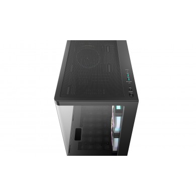 Carcasa DEEPCOOL CG380U 3F / w/oPSU / Side panel / 3x 120mm / ATX