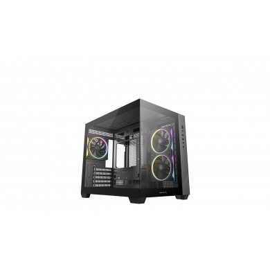 Carcasa DEEPCOOL CG330 3F/ w/oPSU / Side panel / 3x A-RGB 120mm, 1x140mm / ATX