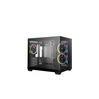 Carcasa DEEPCOOL CG330 3F/ w/oPSU / Side panel / 3x A-RGB 120mm, 1x140mm / ATX