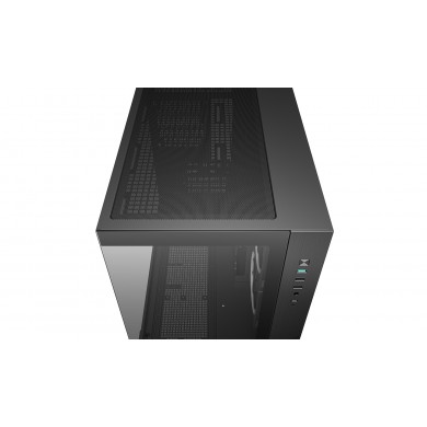 Carcasa DEEPCOOL CG330 3F/ w/oPSU / Side panel / 3x A-RGB 120mm, 1x140mm / ATX