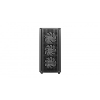 Carcasa DEEPCOOL CC550 4F / w/oPSU / Side panel / 4x120mm / ATX / Black