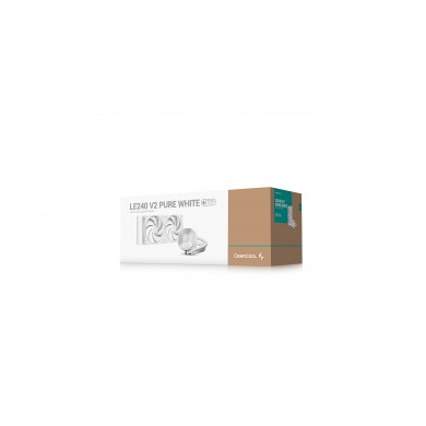 Sistem de racire lichid DEEPCOOL LE240 V2 PURE WHITE/ Universal/ 250W/ 21dBA/ 48.34 CFM
