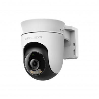 Camera inteligenta PTZ Wi-Fi pentru exterior MERCUSYS MC500, White
