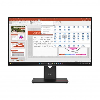 23.8&rdquo; Monitor Lenovo ThinkVision T24D-40/ 120Hz / Black