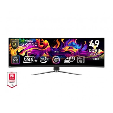 49.0&rdquo; Monitor MSI MPG 491CQPX QD-OLED/ Curved/ 4K/ 32:9/ 1ms/ 240Hz