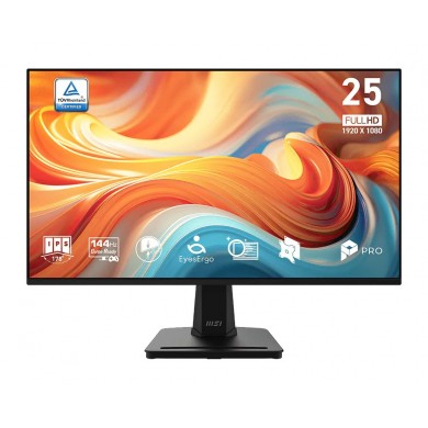 24.5&rdquo; Monitor MSI PRO MP251 E14L/ 1ms/ 144Hz/ Black