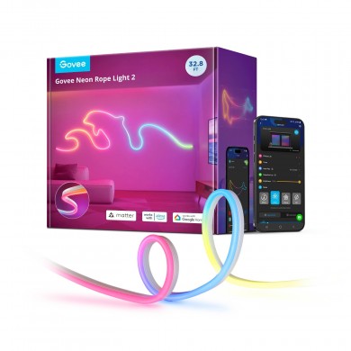 Banda luminoasa LED Govee Neon Rope Light 2, 10m