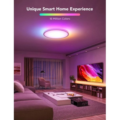 Lampa Smart de tavan GOVEE Round 12&rdquo; RGBWW + RGBIC