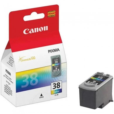 Ink Cartridge Canon CL-38, color (c.m.y), 9ml, for MP140/190/210/220/470/ MX300/310/ iP1800/1900/2500/2600