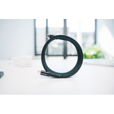 Cablu Magnetic USB-C to USB-C Verbatim Sync & Charge Magnetic 100W / 2 m