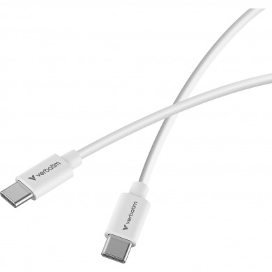 Cablu USB-C to USB-C Verbatim Essentials Sync & Charge 60W / 2 pack/ 1 m