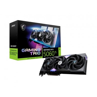 Placa video MSI GeForce RTX 5060 Ti 8G GAMING TRIO OC/ 8GB / GDDR7 / 128bit