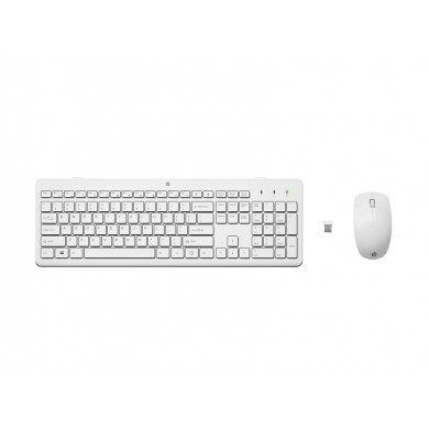Tastatura si Mouse Wireless HP 230, White