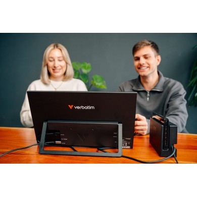15.6&rdquo; Monitor portabil cu ecran tactil VERBATIM Light 15.6&rdquo; / 4ms / Black