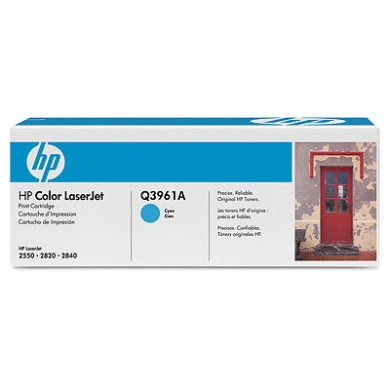 HP 122A (Q3961A) Cyan Cartridge for HP LaserJet 2840, 2550, 2820, 4000 p.