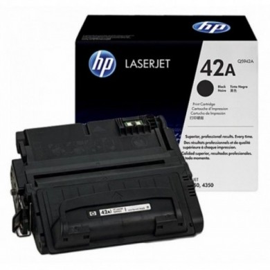 HP 42A (Q5942A) Black Cartridge for HP LaserJet 1240, 4250, 4250N, 4250TN, 4250DTN, 4350, 4350TN, 4350DTN, 4350N, 10000 p.