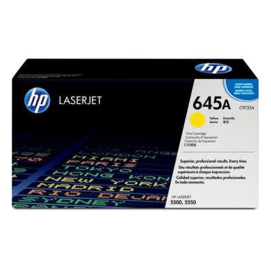 HP 645A (C9732A) Yellow Cartridge for HP LaserJet 5550, 5500, 12000 p.