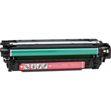 HP 504A (CE253A) Magenta Cartridge for HP LaserJet CP3525, CP3525n, CP3525dn, CP3525x, CM3530, CM3530fs, 7000 p.
