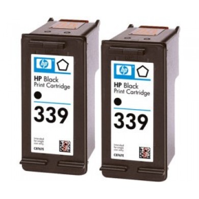 HP 339 (C9504EE) Black Cartridge 2-pack of C8767EE for Photosmart 8450; OfficeJet 7410. HP 339 (C9504EE) Black Cartridge 2-pack of C8767EE for Photosmart 8450; OfficeJet 7410.