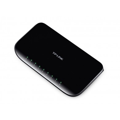 TP-LINK TL-SG1008D  8-port Gigabit Switch, 8 10/100/1000M RJ45 ports, plastic case