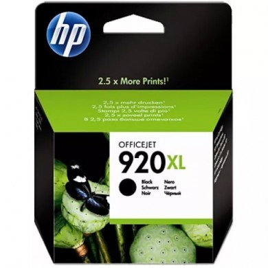 HP 920XL (CD975AE) OfficeJet Ink Cartridge, Black for HP OfficeJet 6000 Printer, 1200 p.