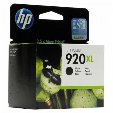 HP 920XL (CD975AE) OfficeJet Ink Cartridge, Black for HP OfficeJet 6000 Printer, 1200 p.