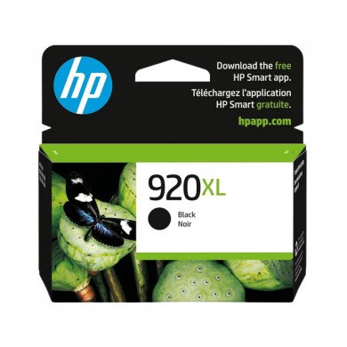 HP 920XL (CD975AE) OfficeJet Ink Cartridge, Black for HP OfficeJet 6000 Printer, 1200 p.
