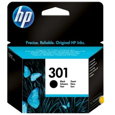 HP 301 (CH561EE) Black Ink Cartridge 190 pages for HP DESKJET 1000, 1050, 1050A, 2000, 2050, 2050A, 2054A, 3000, 3050, 3050A, 3020A, 3054A