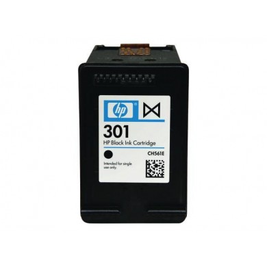 HP 301 (CH561EE) Black Ink Cartridge 190 pages for HP DESKJET 1000, 1050, 1050A, 2000, 2050, 2050A, 2054A, 3000, 3050, 3050A, 3020A, 3054A