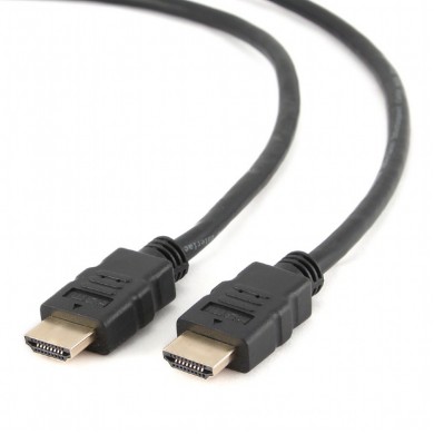 Cable HDMI  CC-HDMI4-15, 4.5 m, HDMI v.1.4, male-male, Black cable with gold-plated connectors, Bulk packing