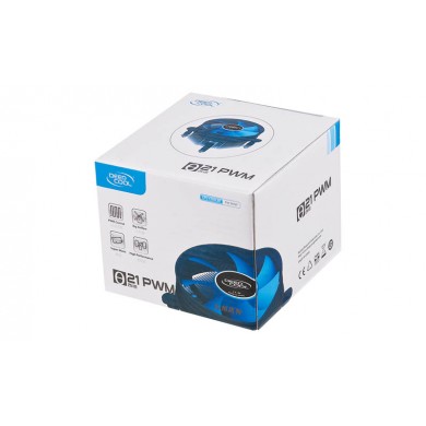 Cooler DEEPCOOL &rdquo;Theta 21 PWM&rdquo; / 95W / INTEL / 900~2400  rpm / 44.3 CFM / <17.8~26.4 dBA / Black
