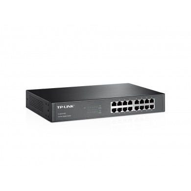 Switch TP-LINK TL-SG1016D / 16 port / Gigabit / RJ45 / 13-inch rack-mountable steel case