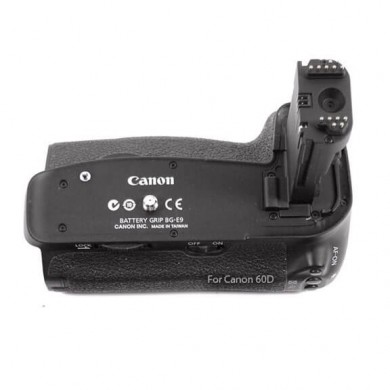 Battery Grip Canon BG-E9 (2 x LP-E6 or 6 x Size-AA), AF-ON button, W295g for EOS 60D,60Da