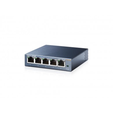 Switch TP-LINK TL-SG105 / 5 port / Gigabit / RJ45 / steel case